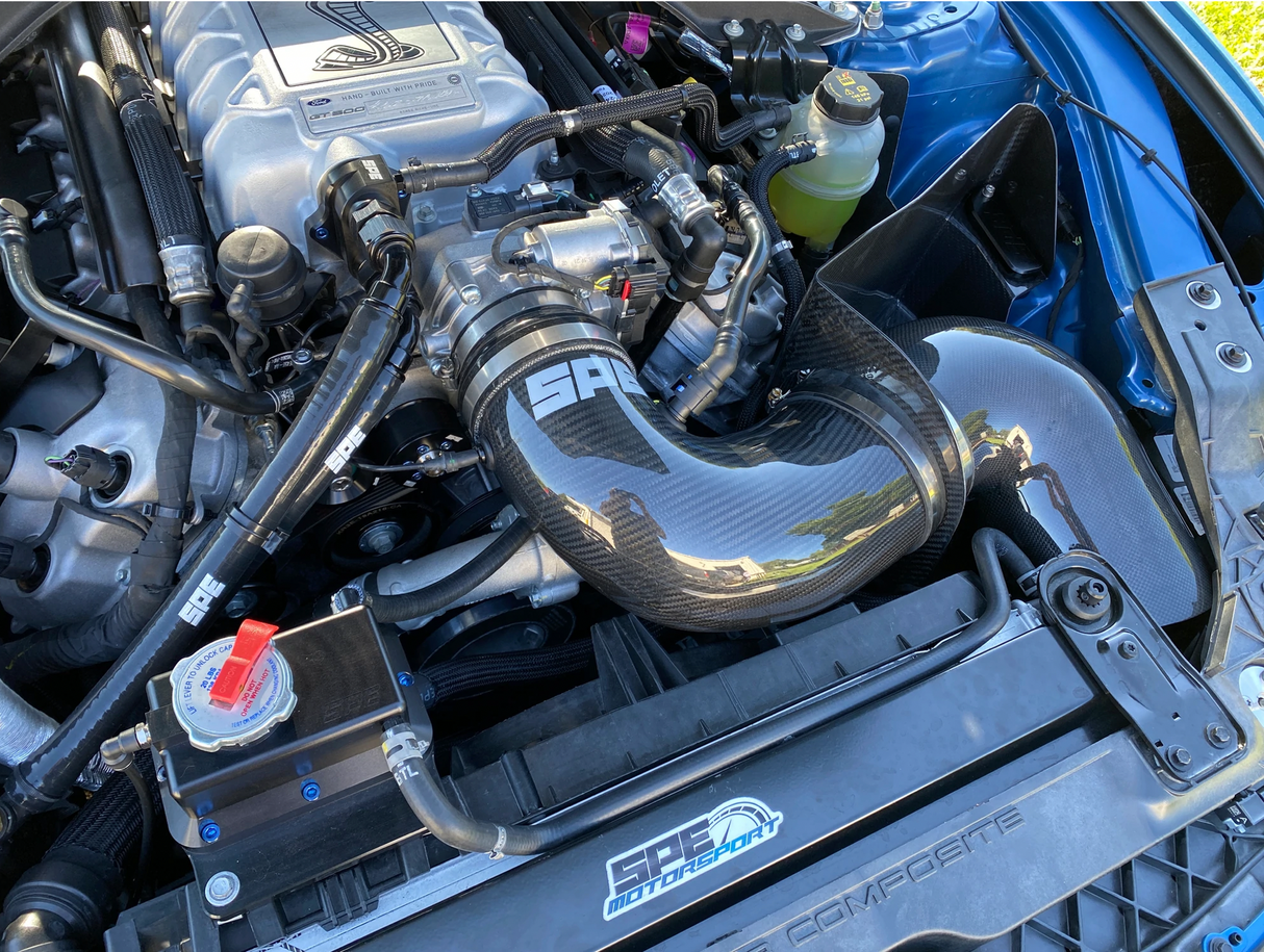 SPE 2020+ GT500 CARBON FIBER TRACK TUBE ONLY- UPGRADE FOR STAGE 1 INTAKE