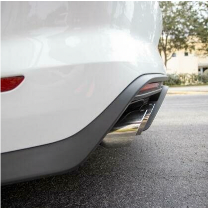 Corsa Performance 3" Dual Mode Sport / Extreme Catback Exhaust System with Double Helix X Pipe - 4" Polished Tips (2020 5.2L Shelby GT500)