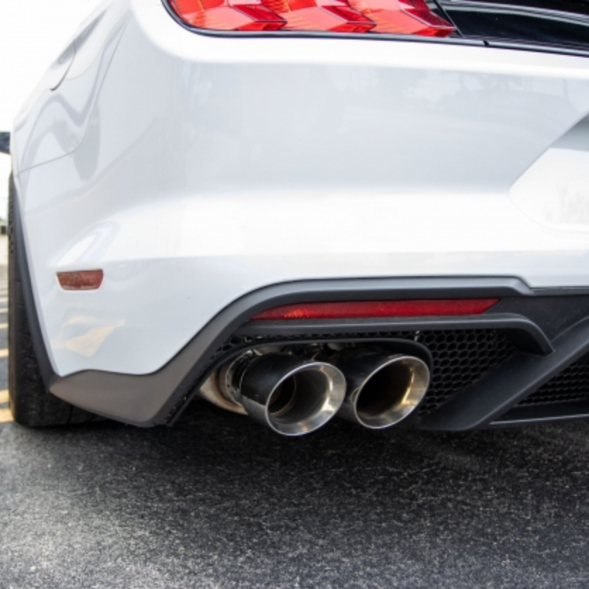 Corsa Performance 3" Dual Mode Sport / Extreme Catback Exhaust System with Double Helix X Pipe - 4" Black Tips (2020 5.2L Shelby GT500)