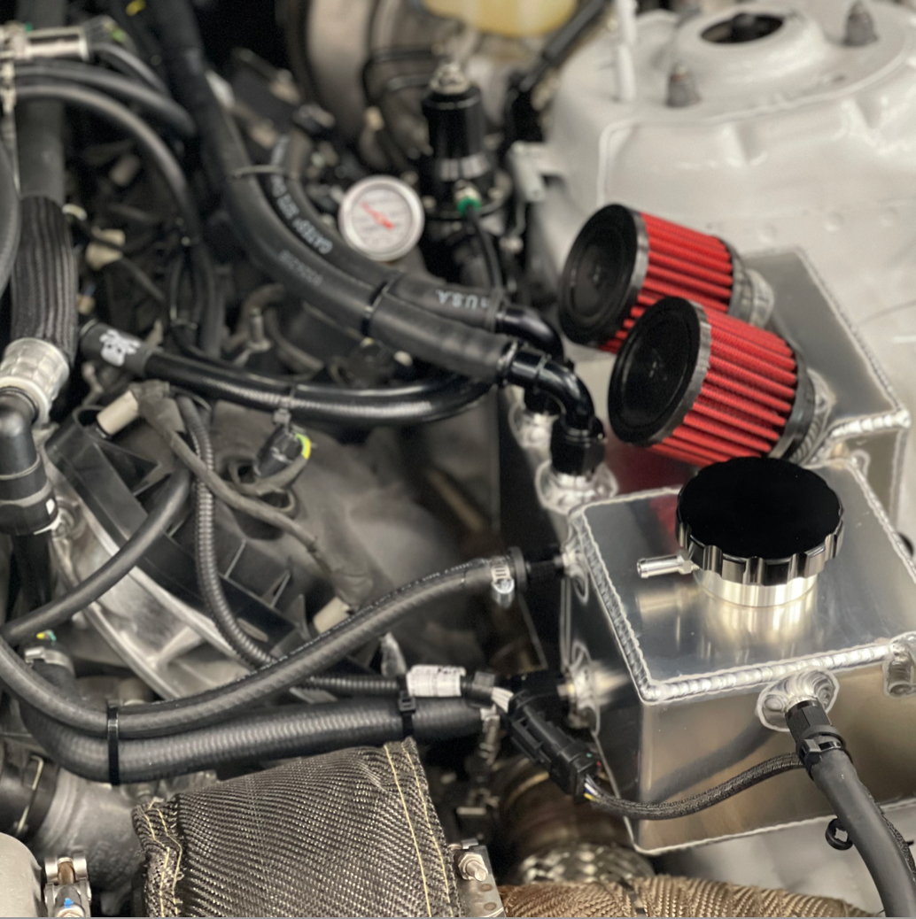 S550 CATCH CAN & COOLANT COMBO TANK