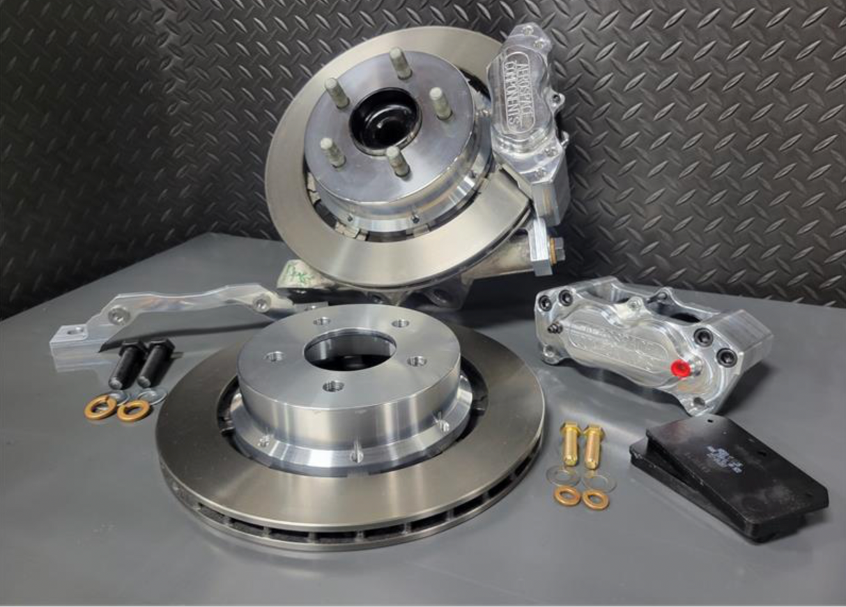4 Piston Pro Street Front Brake Kit 20-22 Mustang GT500