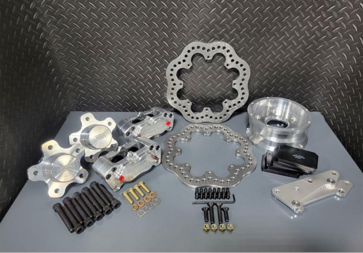 4 Piston Pro-Lite Brake and Hub Package 05-14 Mustang