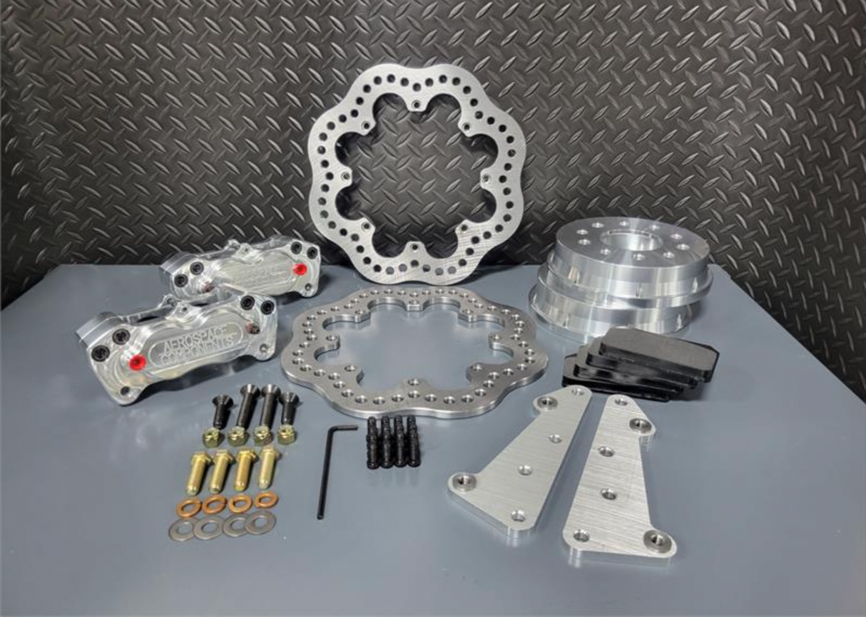 4 Piston Pro-Lite Front Drag Race Kit 05-14 Mustang