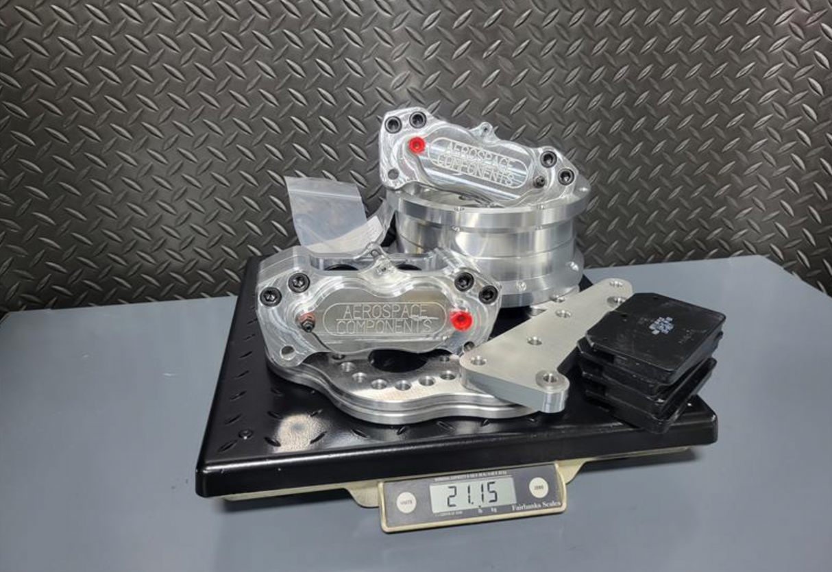 4 Piston Pro-Lite Front Drag Race Kit 05-14 Mustang