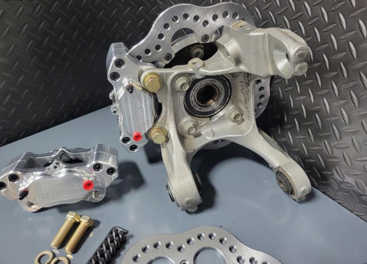 2015-2023 Mustang Rear Pro-Lite Drag Race Brake Kit