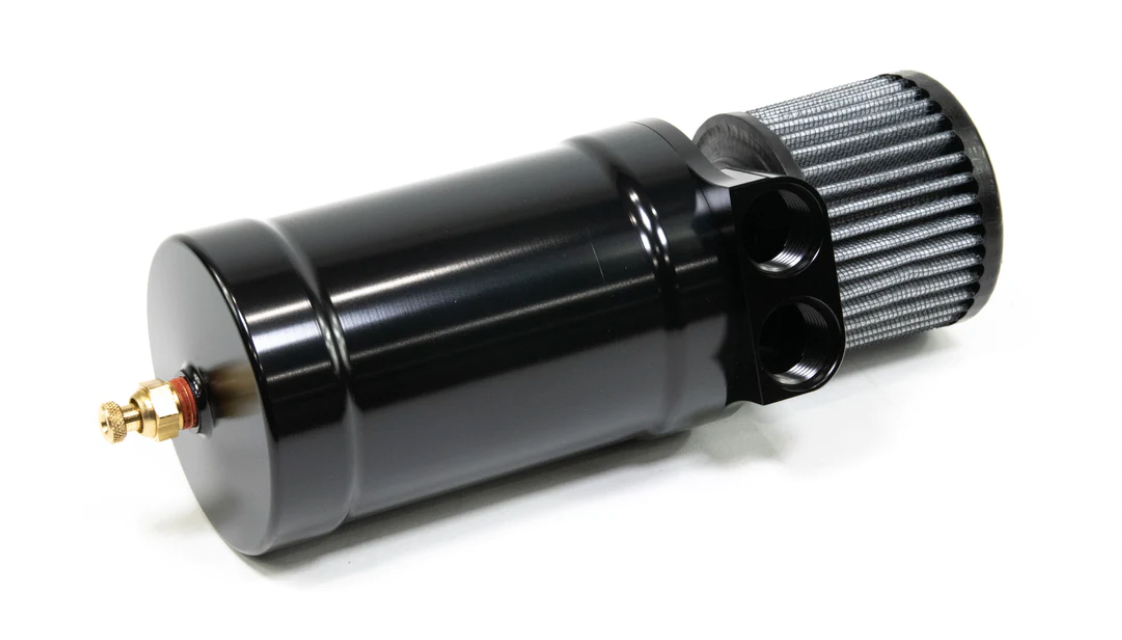 Motion Raceworks Top Loader Billet Catch Can Coyote KIT 32-100CK