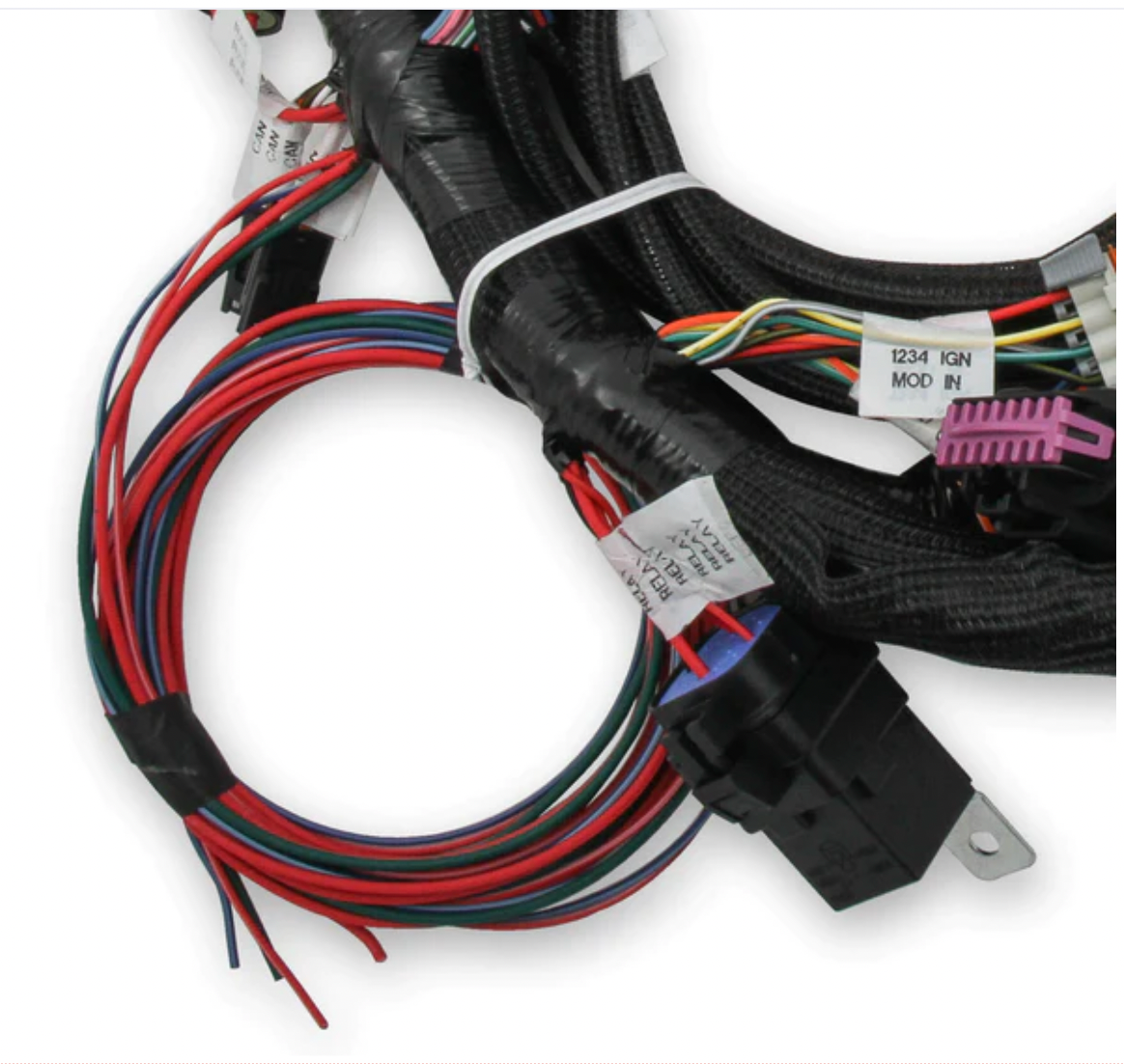 Holley EFI Ford Coyote Engine Main Harness W/ TI-VCT And Stock Coils (2011-2017)