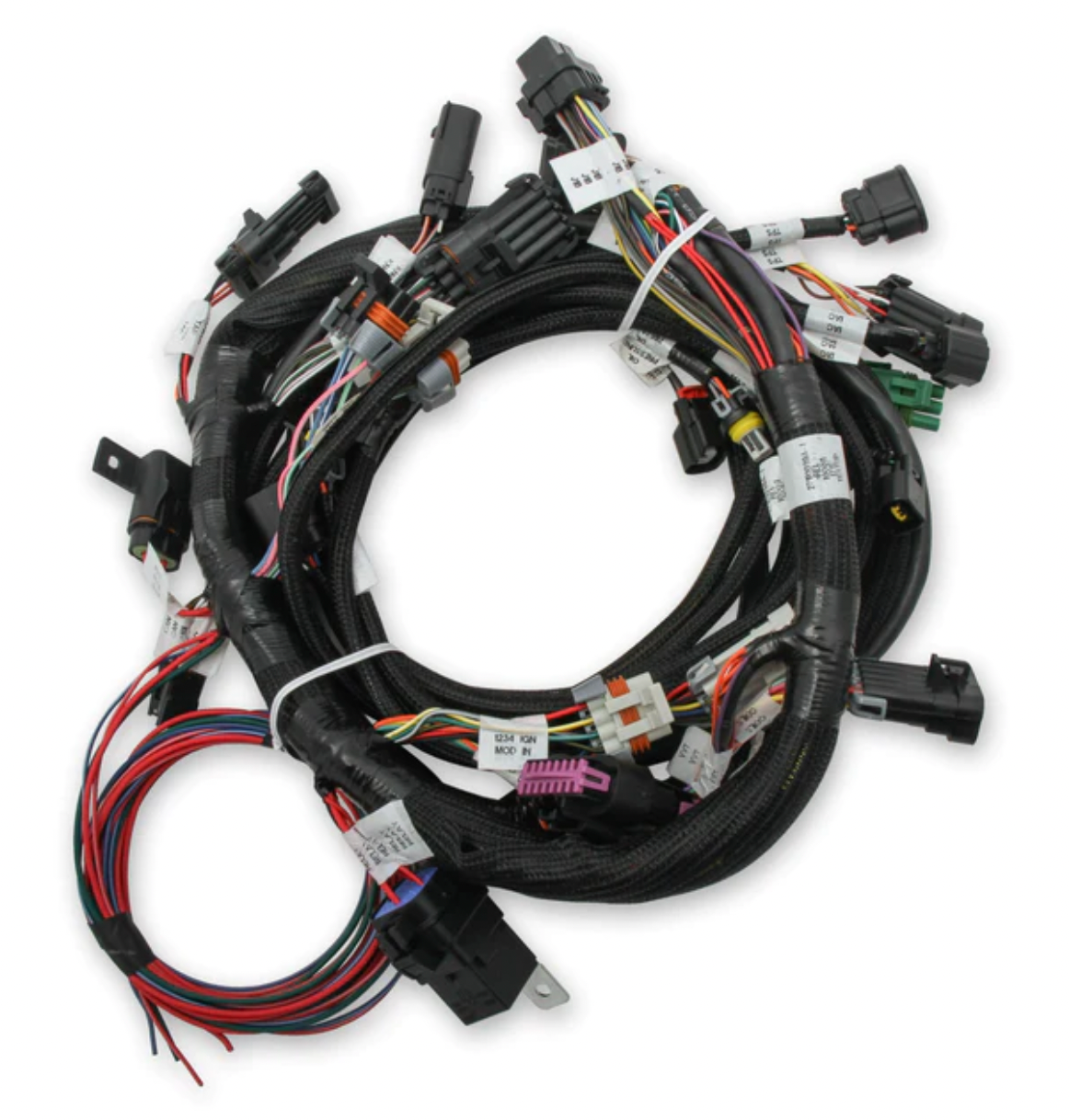 Holley EFI Ford Coyote Engine Main Harness W/ TI-VCT And Stock Coils (2011-2017)