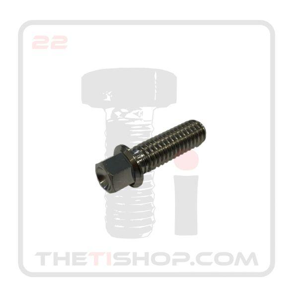 Ti Flanged Hex Bolt 5/16'' - 18 x 1 (1/2'' Flange Diameter)