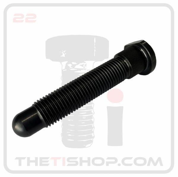 Ti Knurled Wheel Stud M14-1.5 (0.5" longer than stock) (Qty.10)