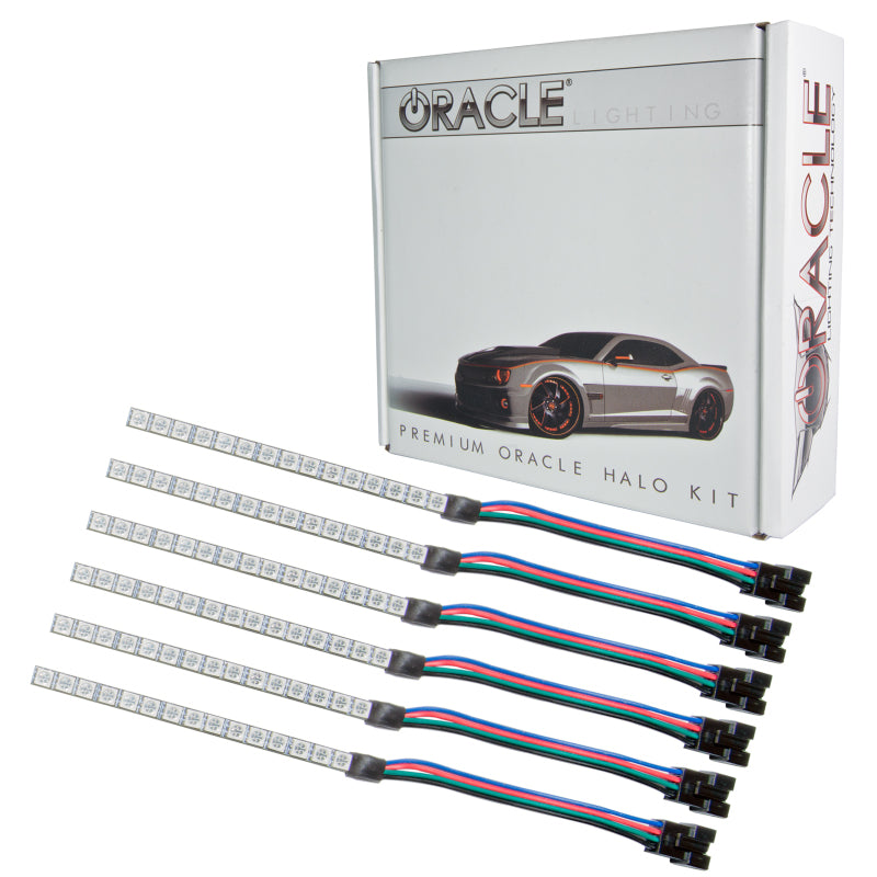 Oracle 15-17 Ford Mustang V6/GT/Shelby DRL w/ Halo Kit - ColorSHIFT w/ 2.0 Controller