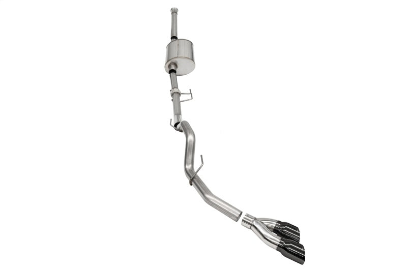 Corsa 2021-2025 Ford F-150 SuperCrew/6.5in Bed 3.5L V6 Sport Cat-Back Single Side Exit-