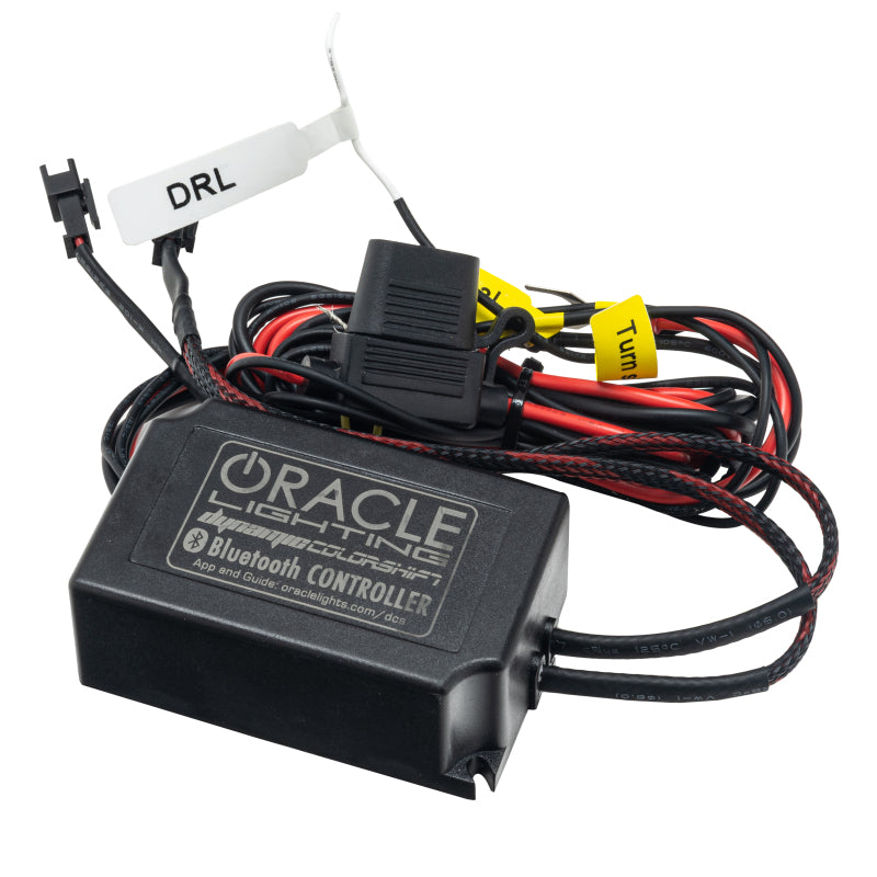Oracle 18-21 Ford Mustang Dynamic DRL w/ Halo Kit & Sequential Turn Signal - ColorSHIFT