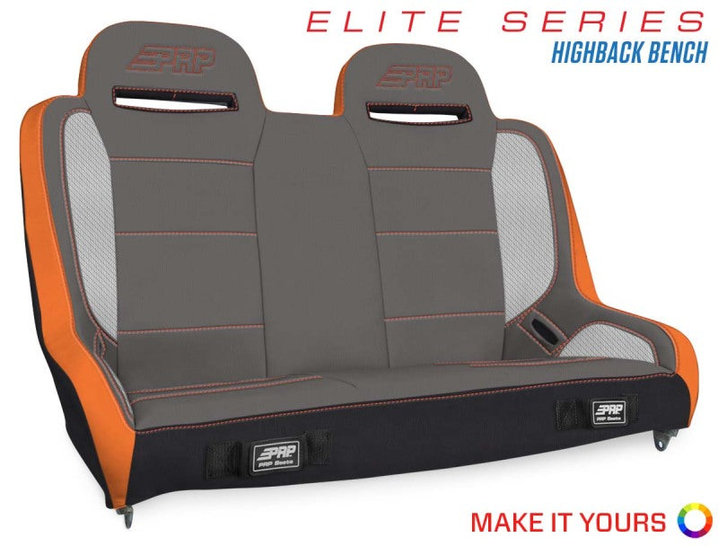 PRP Jeep Wrangler JKU/JLU Elite Series Suspension Bench Seat