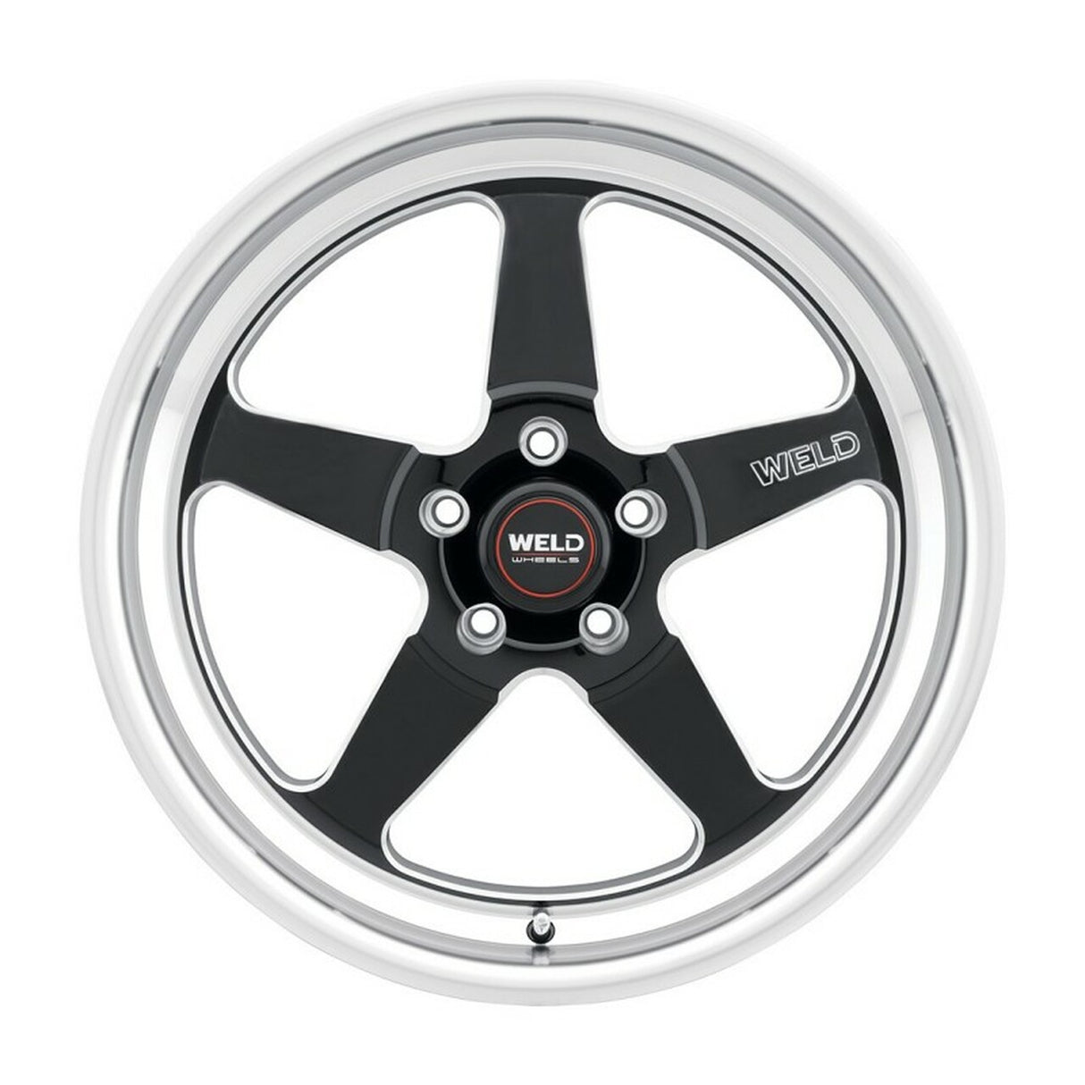 WELD 17X10 VENTURA DRAG WHEEL 5X114.3 BC ET 50 BS 7.50 GLOSS BLACK (MUSTANG)