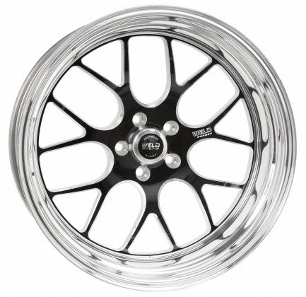 Weld Racing 2011-2014 Mustang 18x10.5" S77 RT-S Rear Wheel - Low Pad (Black) - 77LB8105A77A