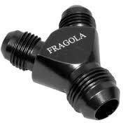 Fragola -8 AN To Dual -6 AN Y Fitting 900609-BL