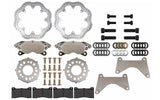 05-14 Mustang S197 Medium Duty F3 4 piston Drag Racing Front Brake Kit (Reusing Factory Hubs) 001-0273-1