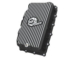 aFe 20-26 GM Trucks L6 3.0L Transmission Pan - Black w/ Machined Fins