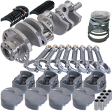 Eagle Chevy LS3 4in 4140 Crank 6.125in 4340 Rods -5.8cc Flat Piston Pro Street Rotating Assembly