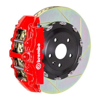 Brembo 21+ F150 2WD/4WD (Excl. Raptor) Fr GT BBK 6 Pist Cast 2pc 380x34 2pc Rotor Slotted Type1-Red