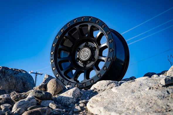 ICON Hulse 17 X 8.5 6 X 135 6mm Offset 5in BS Double Black