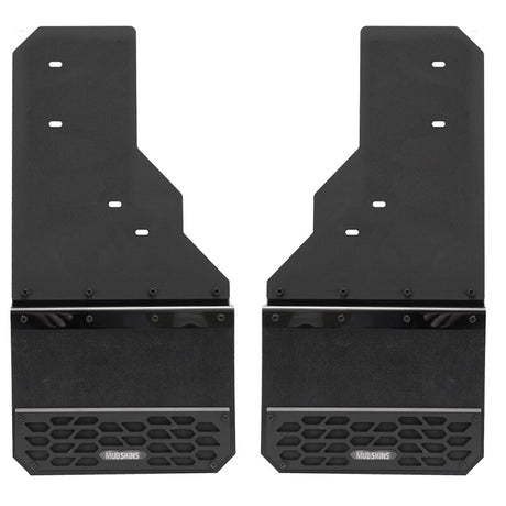 Putco 19-25 Chevrolet Silverado LD / GMC Sierra LD (Front) - Set of 2 Mud Skins - Solid Black