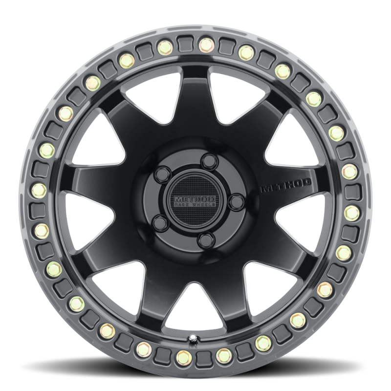 Method MR108 17x9 -44mm Offset 8x170 130.81mm CB Matte Black w/BH-H24 Wheel