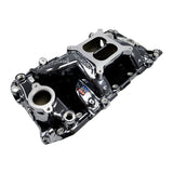 Edelbrock RPM Air-Gap Intake Manifold for Big-Block Chevy Oval Port - Black Plasma Finish