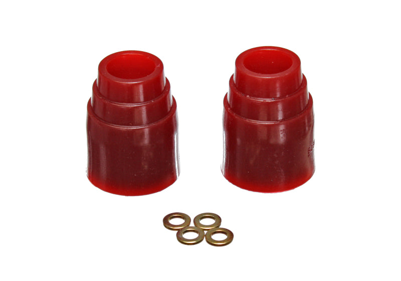 Energy Suspension 3-1/8in Bump Stop Set - Red