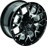 QuadBoss Barbwire 14X7 - 5+2 - 4/137 - Black Machined