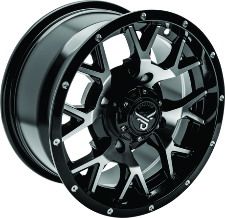 QuadBoss Barbwire 14X7 - 5+2 - 4/137 - Black Machined