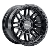Weld Off-Road Swift 17x9in - 8x170 BP - ET-12 - 125.1mm CB - Gloss Black Wheel & Ring
