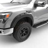 EGR Baseline Series Bolt On Look Fender Flares for 16-24 Nissan Titan XD