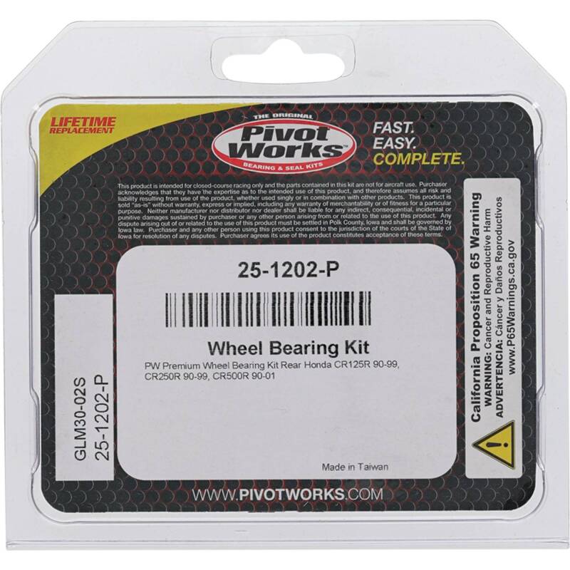 Pivot Works Premium Wheel Bearing