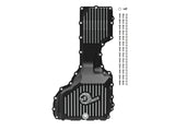 aFe 17-19 GM Diesel V8-6.6L L5P Engine Oil Pan w/ Machined Fins
