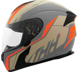 THH Helmets T810S Turbo Gray/Orange - XS