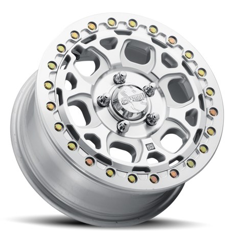 Method MR416 Beadlock 15x7 / 6x5.5 / 74mm Offset / 78.30mm Bore - Machined Clear Coat Wheel
