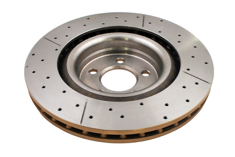 DBA 08-15 Dodge Challenger SRT-8 Front Drilled & Slotted Street Series Rotor