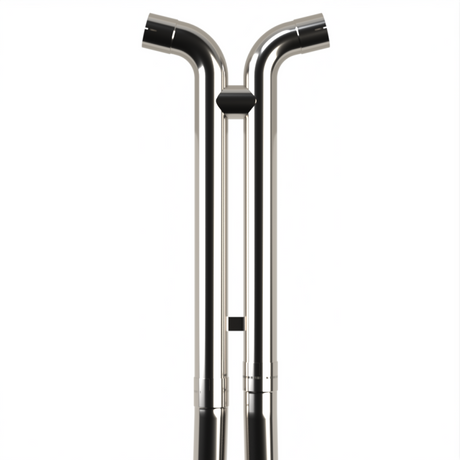 Kooks 18-24 Ford Mustang GT 5.0 3in. Valved Shotgun Cat-Back Exhaust - Carbon Tips