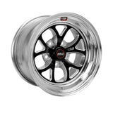 Weld S76 15x10 / 5x120.65 BP / 4.5in. BS -25 ET 3.18 Hub Bore Black Wheel