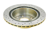 DBA 03-24 Infiniti G35 Standard Brakes Rear Street Series Drilled & Slotted Rotor w/Gold Hat
