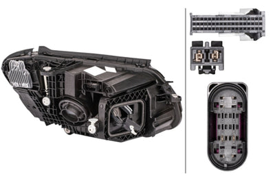 Hella 19-20 Mercedes-Benz C Class Headlamp Lh W/O Led Module