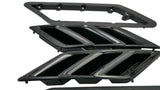 Roush 2015-2023 Roush Mustang Fender Vent Heat Extractors - Gloss Black