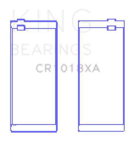 King Engine Bearings 97-07 Ford 2.5L/2.9L/3.0L (Size STD) Rod Bearing Set