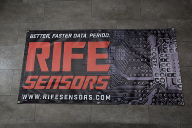 RIFE Sensors Shop Banner 3'x6'