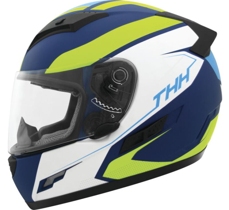 THH Helmets TS-80 Vision Blue/Yellow - XS