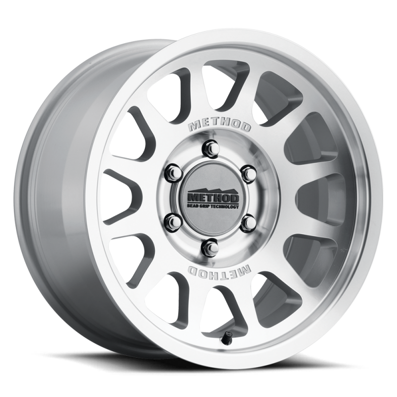 Method MR703 Bead Grip 18x9 12mm Offset 6x5.5 106.25mm CB - Machined Clear Coat