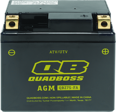 QuadBoss 06-08 Arctic Cat 50 DVX (02) Maintenance-Free AGM Battery