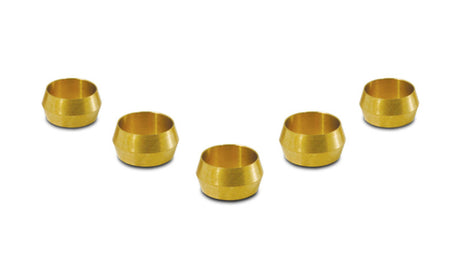 Vibrant 5/8in Brass Olive Hardline Tubing Inserts (2 Pack)